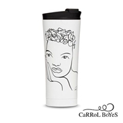 Picture of Carrol Boyes Travel Mug White Knowing